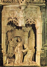 1 BOURG EN BRESSE KIRCHE VON BROU RETABLE DER SIEBEN FREUDEN VON L