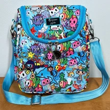 JuJuBe x Tokidoki Be Cool Sea Amo 2.0 Insulated Lunch Bag Bottle Cooler Ocean