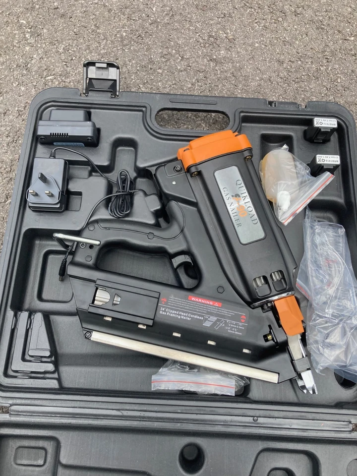 QUIKLOAD SF90 1ST FIX GAS NAILER NEW - Image 3 of 4