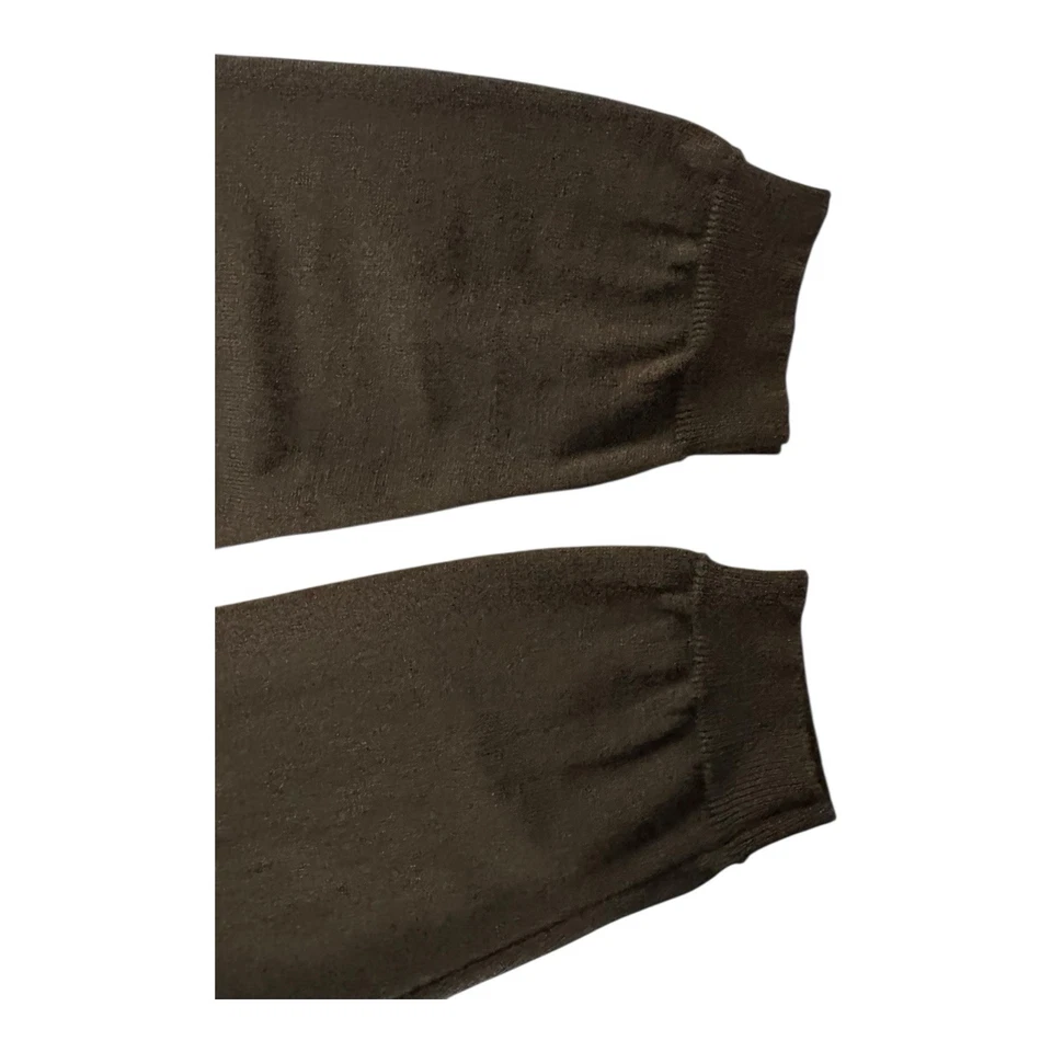 Suéter Brooks Brothers 346 Talla L Marrón 100% Cachemira Fina Botón Manga Larga Foto 4 de 4