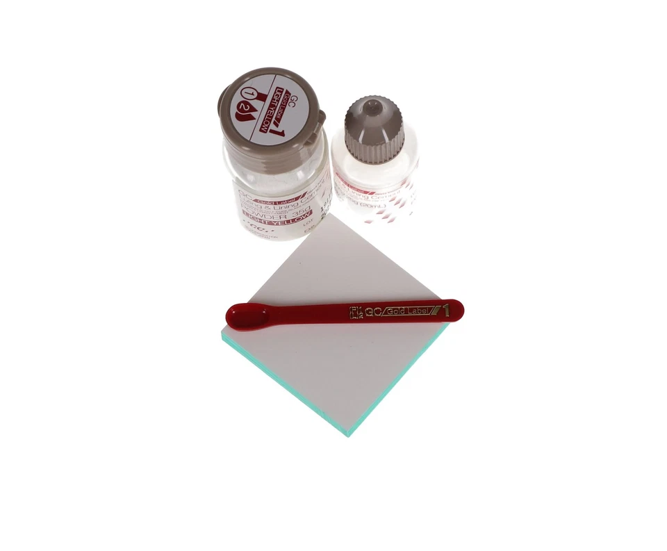 GC 002503 Fuji I Gold Label Glass Ionomer Luting & Lining Cement 1:1 Kit 901007 - Image 3 of 4