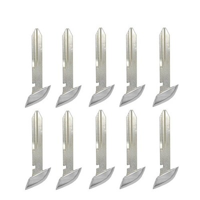 Smart Remote Uncut Blade Emergency Insert Key Replacement for Maserati (10 Pack)