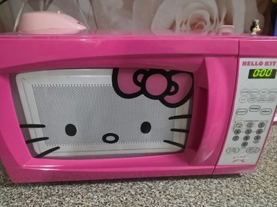 RARE Hello Kitty Hot Pink Microwave Collectable 2011 - Good Working Condition