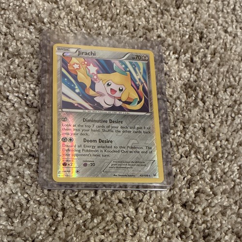 The Pokémon Company Jirachi 42/108 Roaring Skies Holo Rare English Basic HP 70