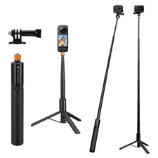 Invisible Selfie Stick, Extension Long Pole（120cm/47.2in） Compatible with Ins...