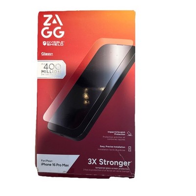Zag Invisible Shield Glass iPhone 16 Pro Max