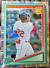 2025 Panini Donruss Rated Prospects Kristian Campbell Silver Laser Rookie #151 