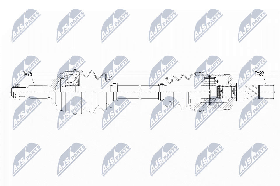 N.T.Y. NPW-RE-099.NTY Drive Shaft for RENAULT - Image 5