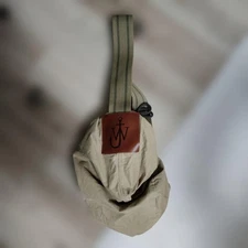 UNIQLO JWAnderson Beige Shoulder Bag Nylon Logo