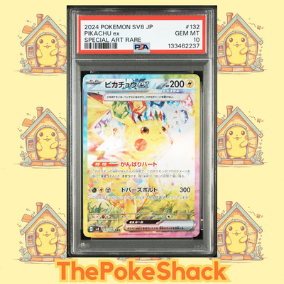 ⚡Pikachu ex 132/106 PSA 10 Super Electric Breaker SV8 Japanese