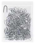 200pcs Wire Fence Staple - Steel U-Shaped Nail for Wire Mesh, Galvanized Fast.
