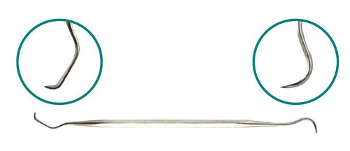 DD4 STAINLESS STEEL DENTAL PICK DOUBLE END 6" Buy 2 get 1 FREE - Picture 2 of 2