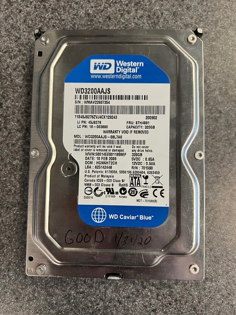Disque Dur WD 320 Go 2.5 SATA Chez Access computer
