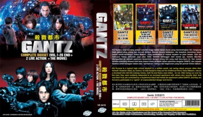 ANIME* DVD GANTZ VOL.1-26 END +MOVIE + LIVE ACTION ENGLISH DUBBED