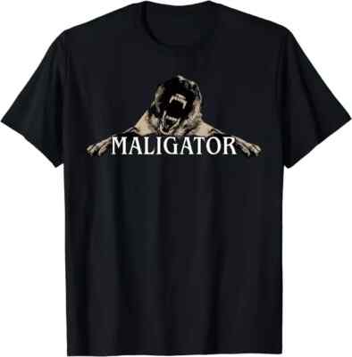 New Limited Maligator Belgian Malinois Dog Vintage T-Shirt
