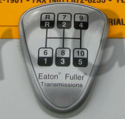 Eaton Fuller Genuine 10 Speed Transmission Shift Medallion Pattern 5586106 OEM 