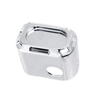 Chrome Rear Brake Master Cylinder Cover For Harley Softail Fat Boy FLFBS 18-25