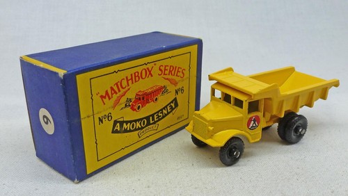 Moko Lesney Matchbox Toys MB6b Quarry Truck with B3 Type Box