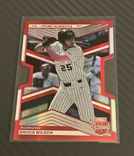 2023 Panini Elite Extra Edition Prime Numbers Die Cut #33 Brock Wilken /200