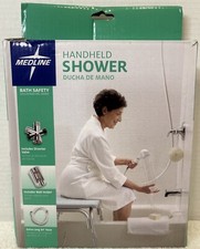 Medline Handheld Shower Sprayer For Bathtub Safety - Extra Long 84" Hose New Box