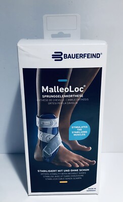 Bauerfeind MalleoLoc Ankle Splint Stabilizer Support For Left Ankle Size 1