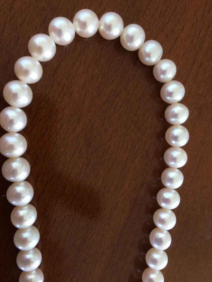 Süßwasserperlen 7-8mm - 1 Strang 53 Stück - nuderosé - Räumungsverkauf - NEU! - Bild 3 von 4
