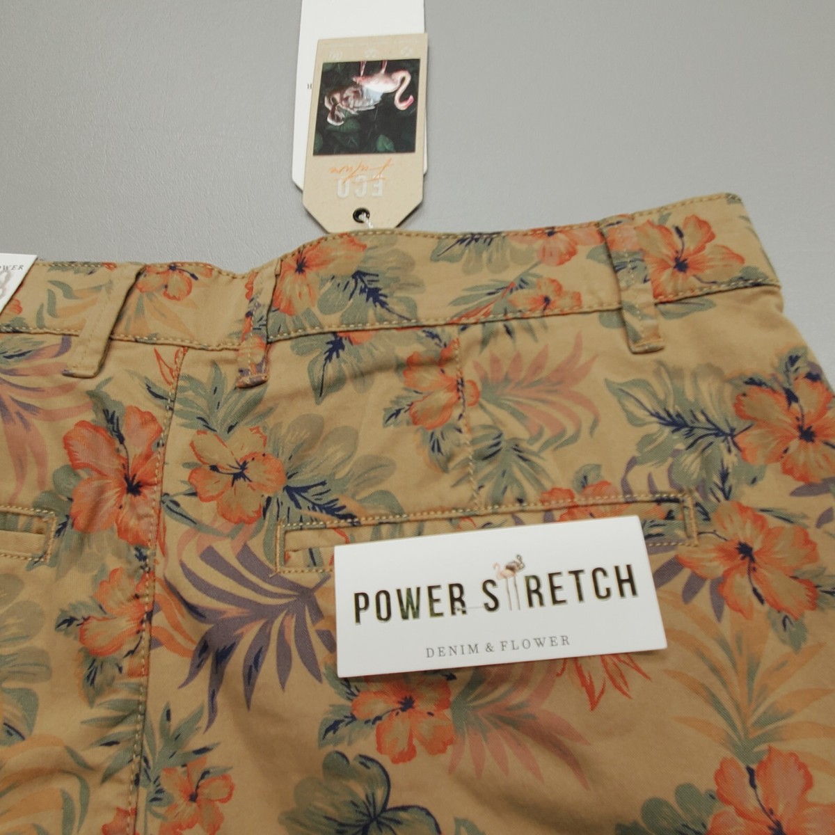 TANAKA THE KHAKI SHORTS BLOOM 花柄 TANAKA タナカ】 THE KHAKI SHORTS / ASH BLEACH - Avelia