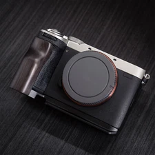 Wood L Hand Grip Holder For Sony a7c2/a7c Camera Aluminum Alloy Baseplate