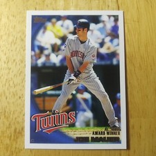 Joe Mauer | 2010 Topps Award Winner #172 Minnesota Twins