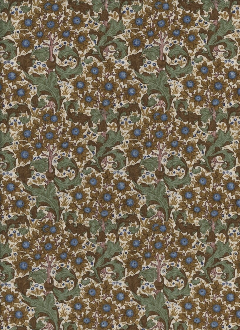 17x42 William Morris Maidens Collection Green Acanthus Woodrow Studio London