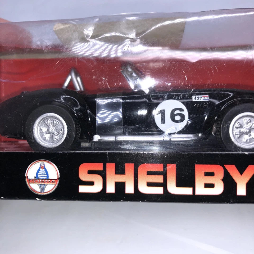 NEW RAY 1966 SHELBY COBRA 427 S/C CITY CRUISER COLLECTION 1:32 PULLBACK DIECAST - Image 2 of 4