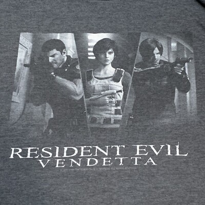 Biohazard VENDETTA Chris Redfield BSAA Resident Evil Rare Capcom T 