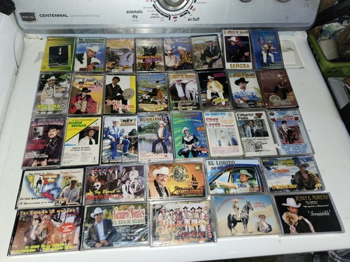 34 Cassettes De Hombres Solistas De Corridos Originales Musica Mexicana La...