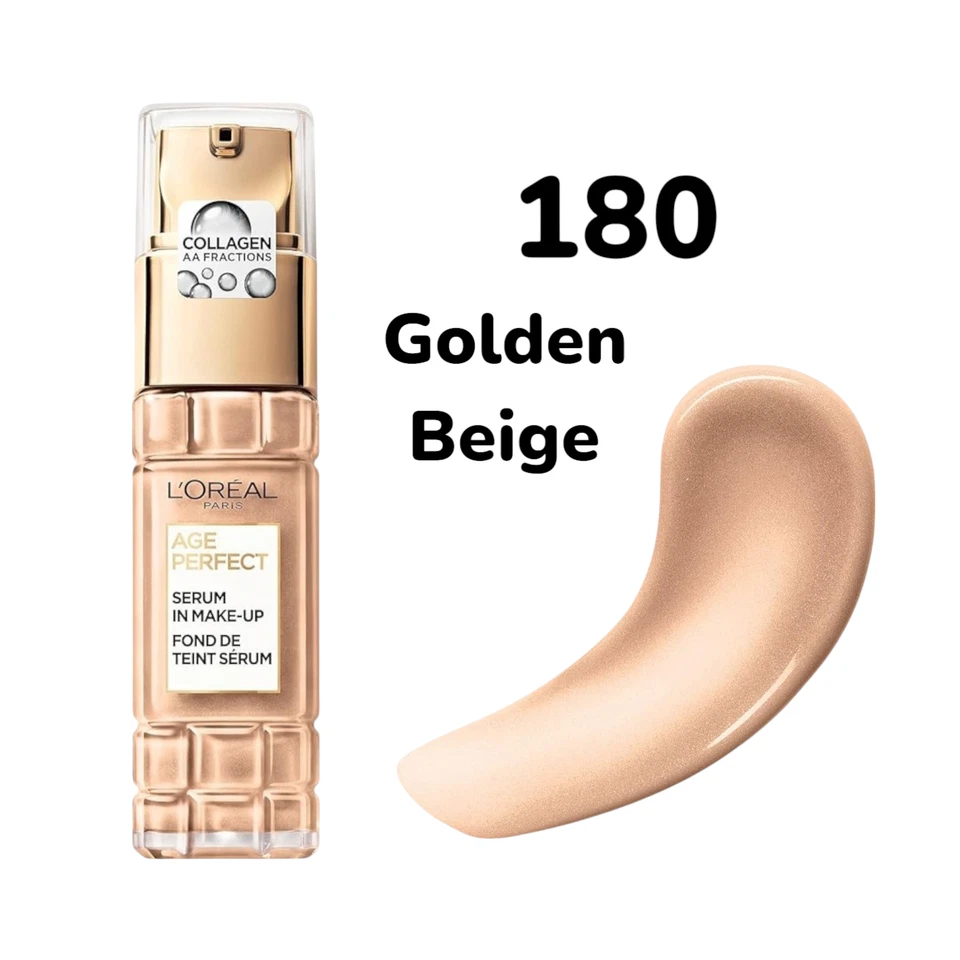 L'OREAL Age Perfect Serum In Make Up Foundation 30ml Choose Your Shade Sealed - Image 2 of 4