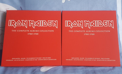 Iron Maiden Picture Disc Vinyl Box LP 1980 1988 nicko mcbrain run for your lives
