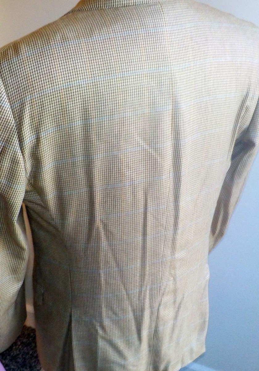 Ermenegildo Zegna Barneys NY Silk & Cashmere Side Vent Blazer IT