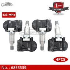 Set of 4 6855539 TPMS TIRE PRESSURE SENSOR for BMW 2 3 4 Series i3 i8 X1 X2 X5
