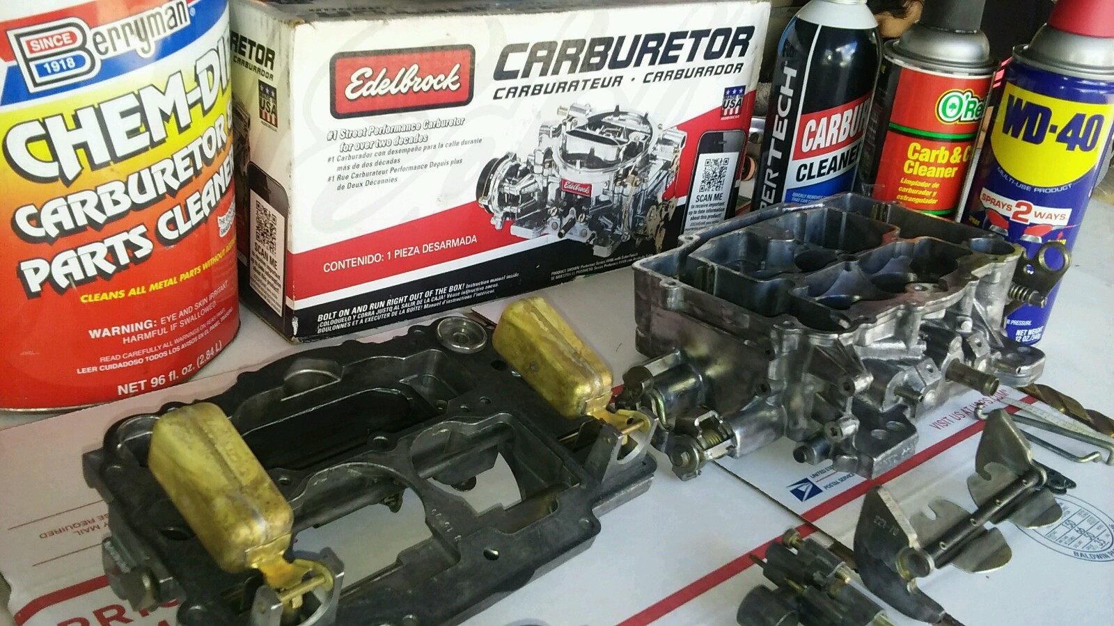 Rebuild service for Edelbrock AFB Carburetor* Carter er 90day