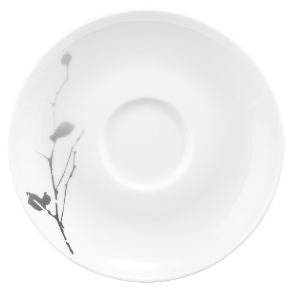 Seltmann Liberty Dark Rose Espresso-Untertasse Porzellan Weiß Ø 12 Cm-image