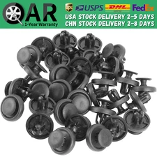 100pcs Engine Cover Grille Bumper Retainer Clips for Toyota/Lexus 90467-07201