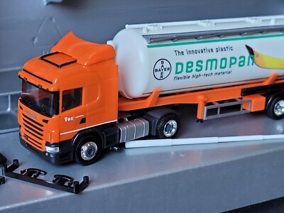 Scania Vos Logistics B.V. Netherlands Bayer Desmopan plastic 60m³ Silo Exclusiv