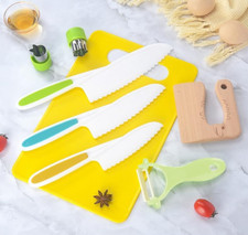 Ensiven Kid Safe Kitchen Set,Kid-Safe Kitchen Set,Toddler Kids Knives Kitchen