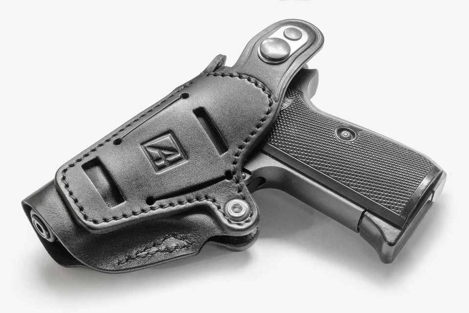 Belt (OWB) and concealed (IWB) leather holster for Walther, Schmeisser, SIG - Image 2 of 4