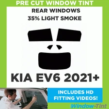 Pre Cut Window Tinting Film for Kia EV6 2021+ 35% Light Rear Car Tint Kit tint