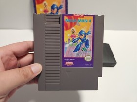 Mega Man 4 (Nintendo, 1992) NES CIB Complete TESTED Authentic