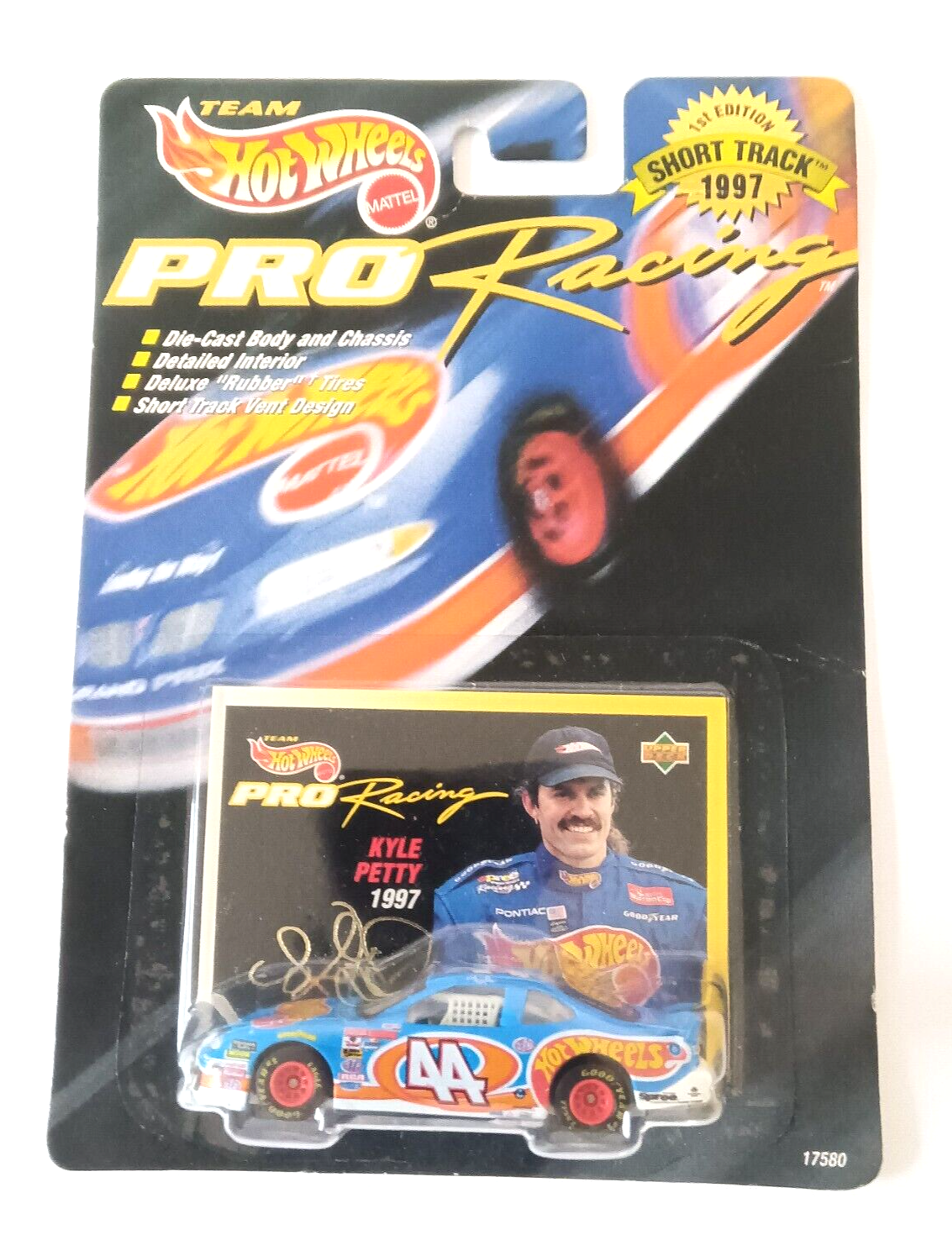 Kyle Petty # 44 first edition 1997 team hot wheels Mattel pro racing Car