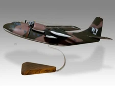 Fairchild C-123 Provider USAF Desk Wood Airplane New Model Small Scale 1/100