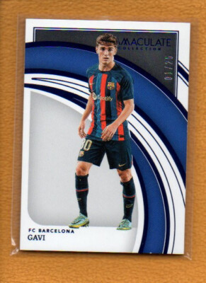 Gavi 2022-23 Panini Immaculate Collection Sapphire #72 /25 FC