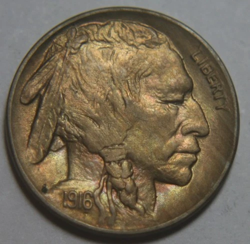 1916 Buffalo Indian Head Nickel - 5C  - See Pics - No Reserve!
