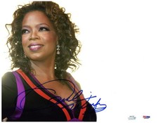 Oprah Winfrey Signed Autographed 11x14 Looking Over Shoulder Photo Big Signature
